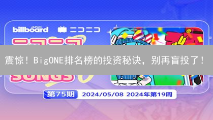 震惊！BigONE排名榜的投资秘诀，别再盲投了！