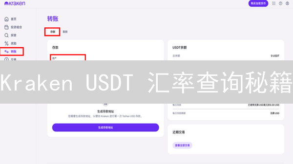 Kraken USDT 汇率查询秘籍：告别迷茫，轻松掌握投资先机！